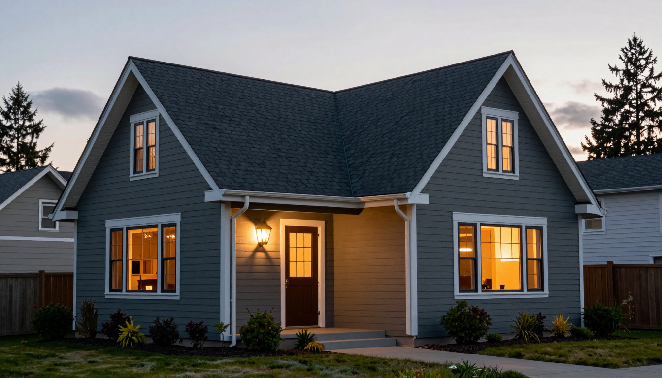 Clean, moss-free Portland roof reflecting JNR's 5-star customer reviews